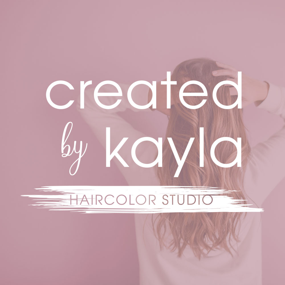Hair Color Studio Salon Logo Branding