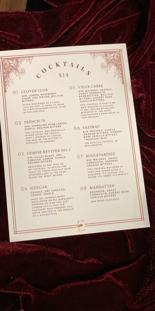 Edith-CocktailBar-Menu